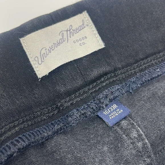 Universal Thread High Rise Distressed Black Denim Jeggings - Picture 9 of 9